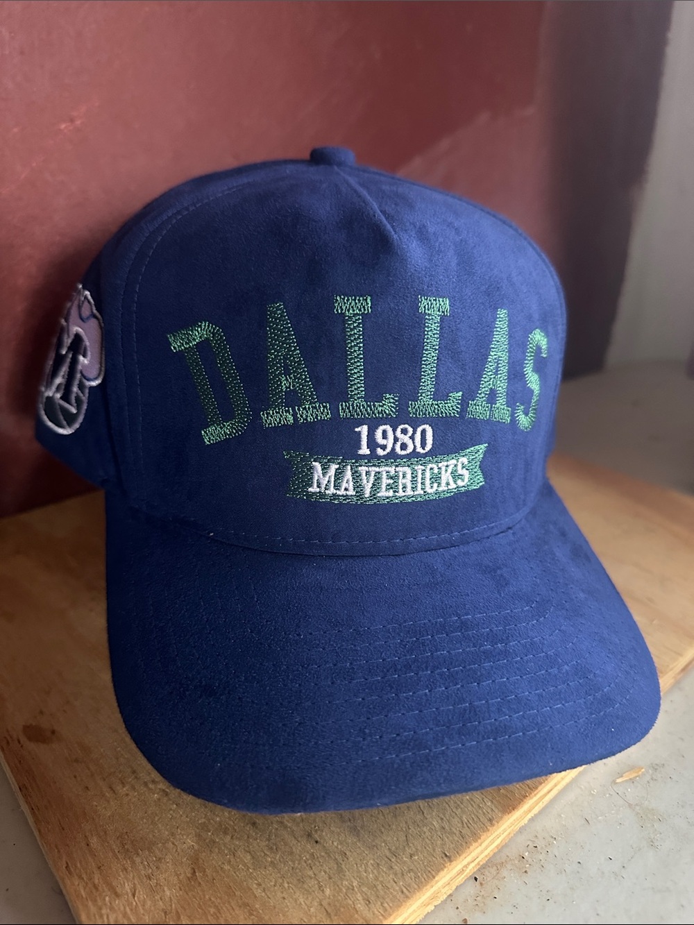 New Suede Dallas Mavericks nba basketball team snapback hat curved sports retro